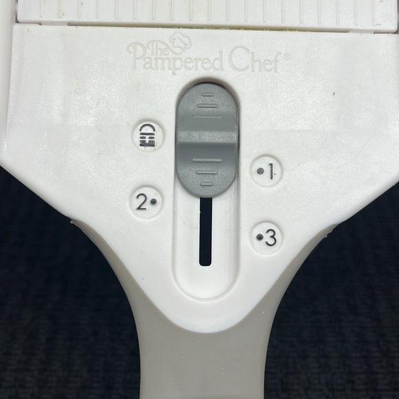 Pampered Chef Simple Mandolin Vegetable, Fruit, & Cheese Slicer - Picture 5 of 8